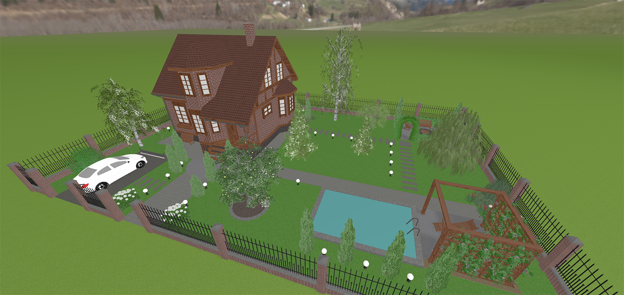 Ландшафтный дизайн дачного участка