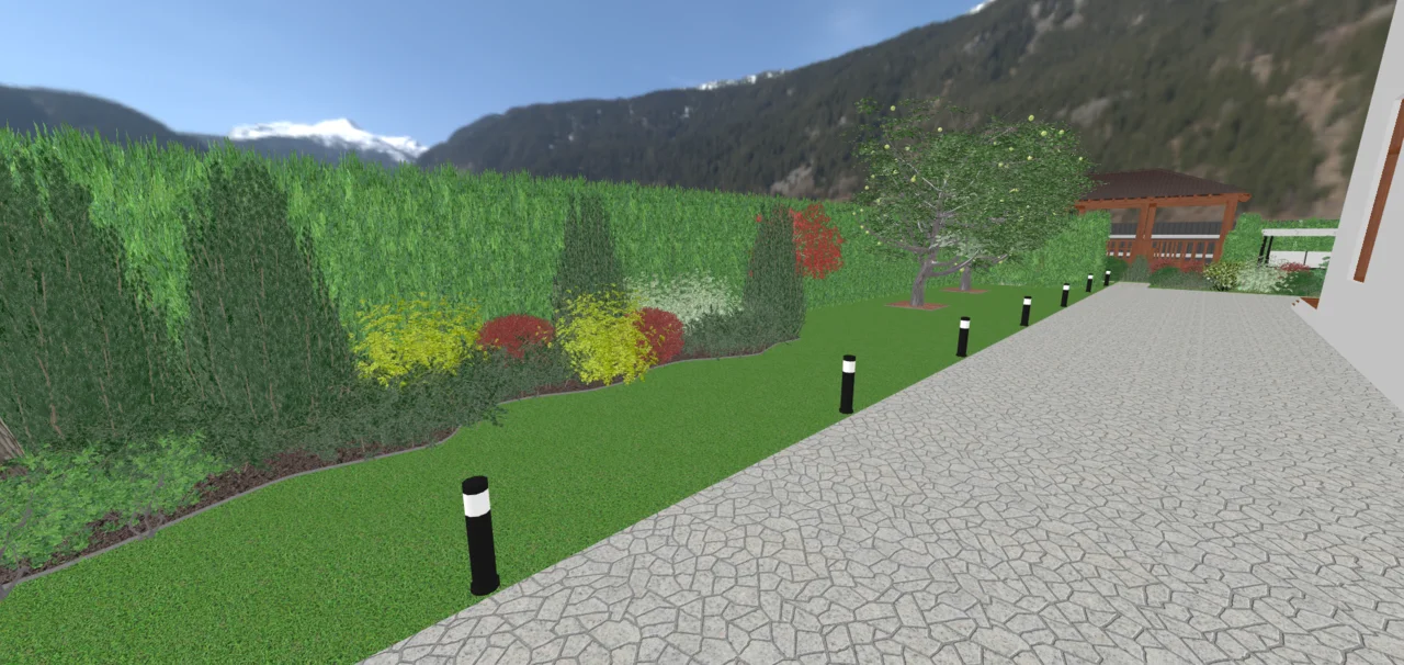 Фонари на участке