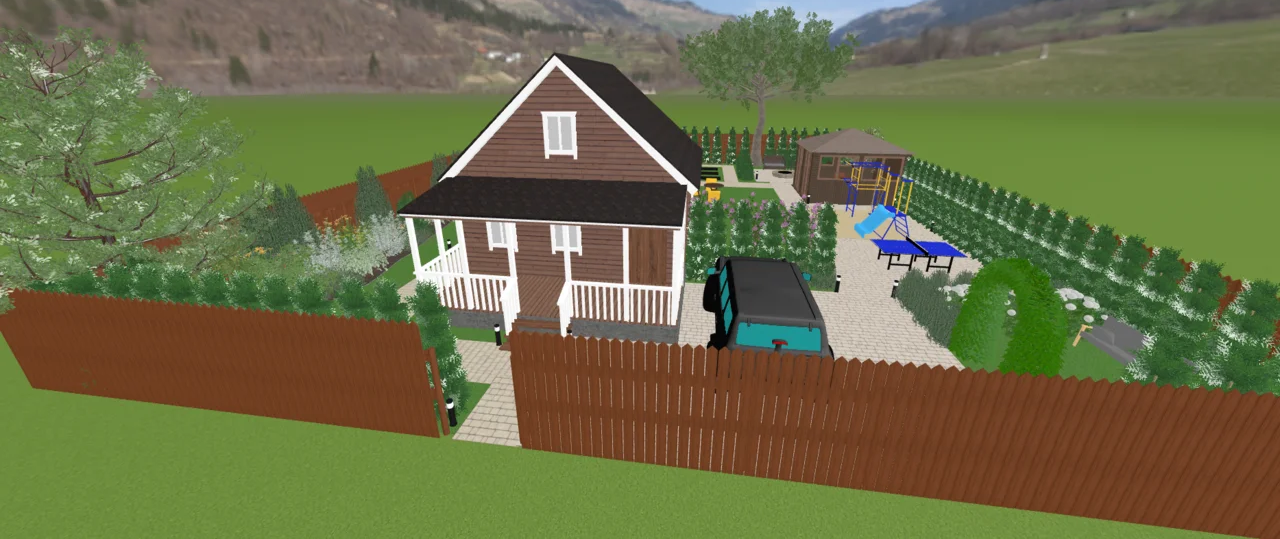 Летняя дача для отдаха всей семьи